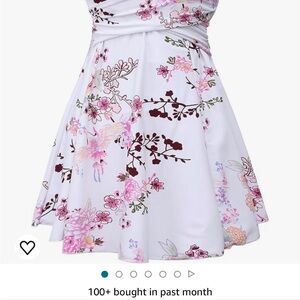 Swimsuit full body with skirt and shorts